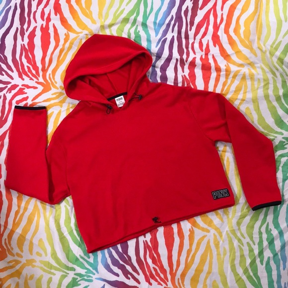 PINK Victoria Secret Sweater Knit Pullover Hoodie - Picture 3 of 9